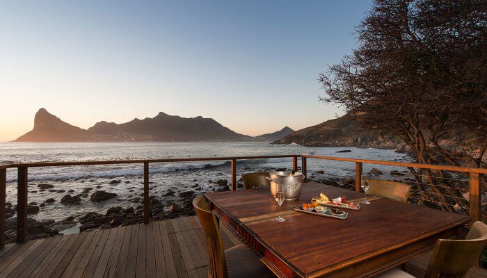I don't think there is a restaurant with a better view than the one at Tintswalo Atlantic.