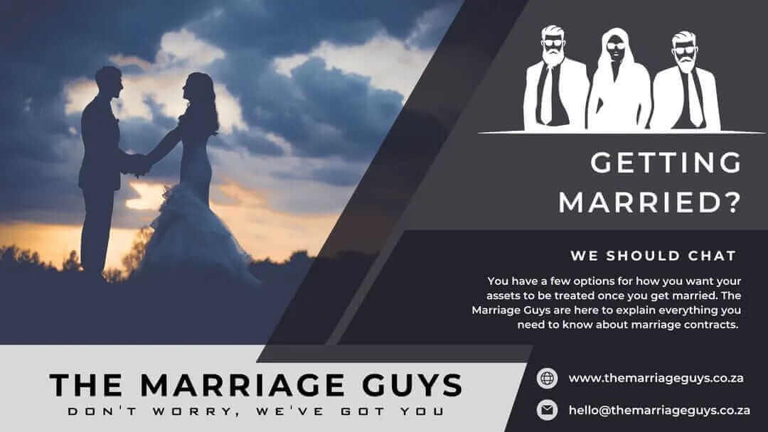 Introducing The Marriage Guys: A Revolutionary New Start-Up Changing the Way Couples Navigate Legal Marriage Contracts in South Africa.
