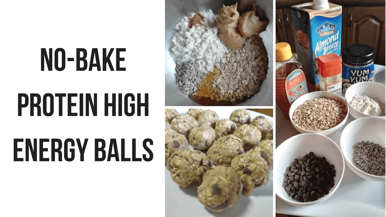 No-bake Protein High Energy Balls
