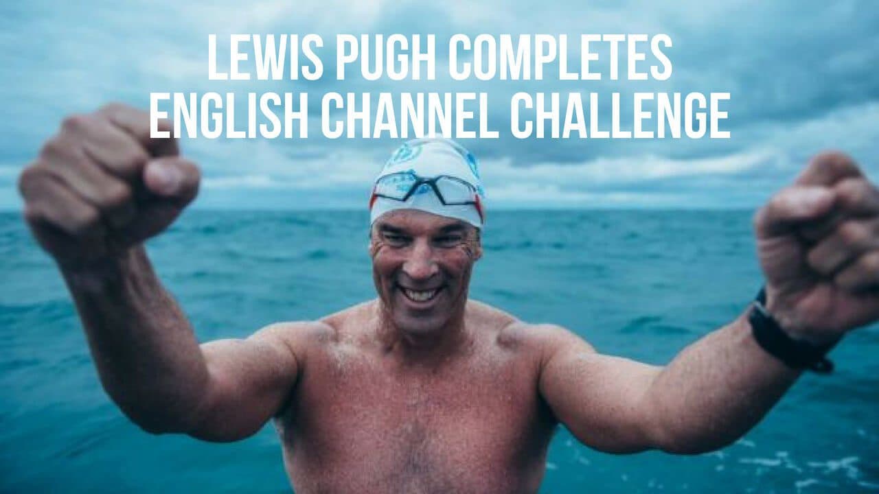 Endurance swimmer Lewis Pugh completes English Channel challenge