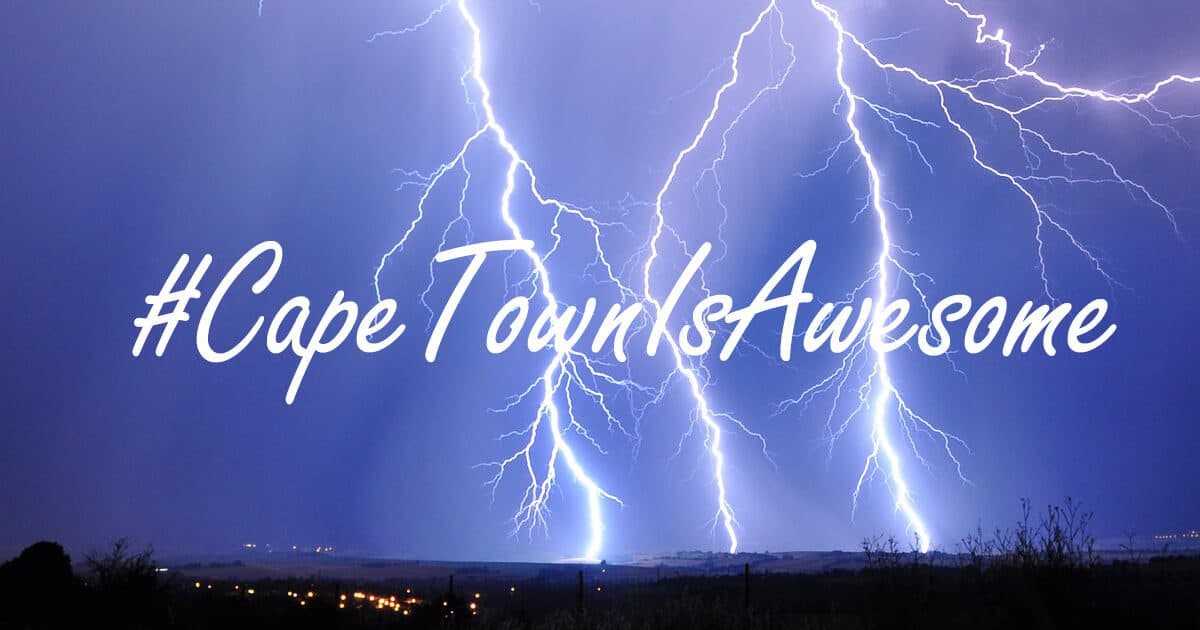 Awesome Cape Town Storm Pics