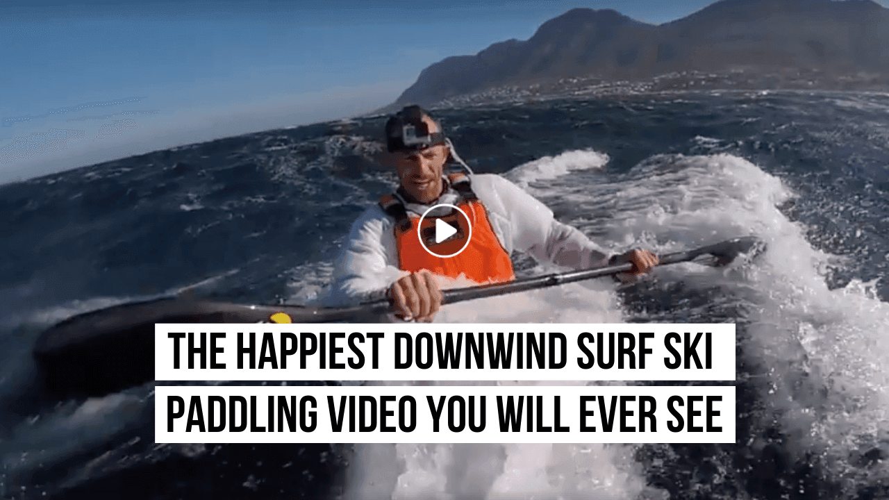The Happiest Downwind Surf Ski Paddling Video You Will Ever See