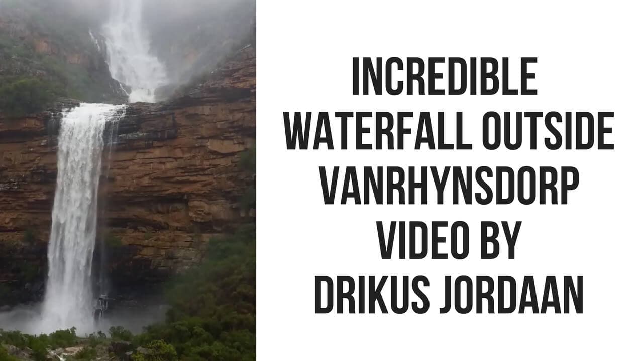 Incredible Video of a Waterfall outside Vanrhynsdorp