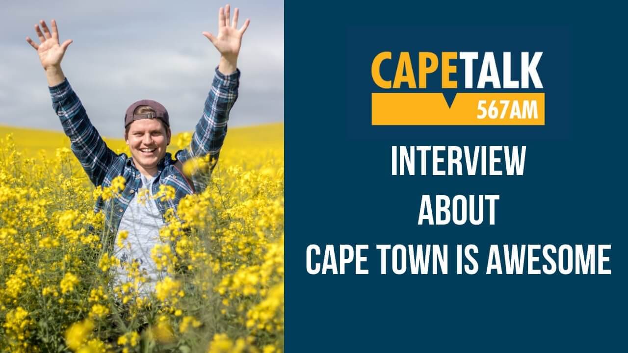 Cape Talk interviews Joshua Roode about Cape Town is Awesome