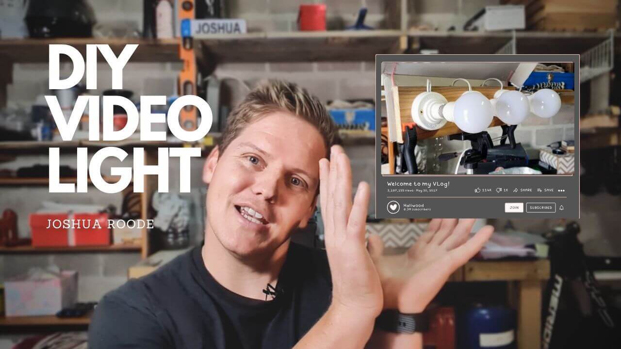 How To Make Your Own DIY Video Light - DIY Video Lighting